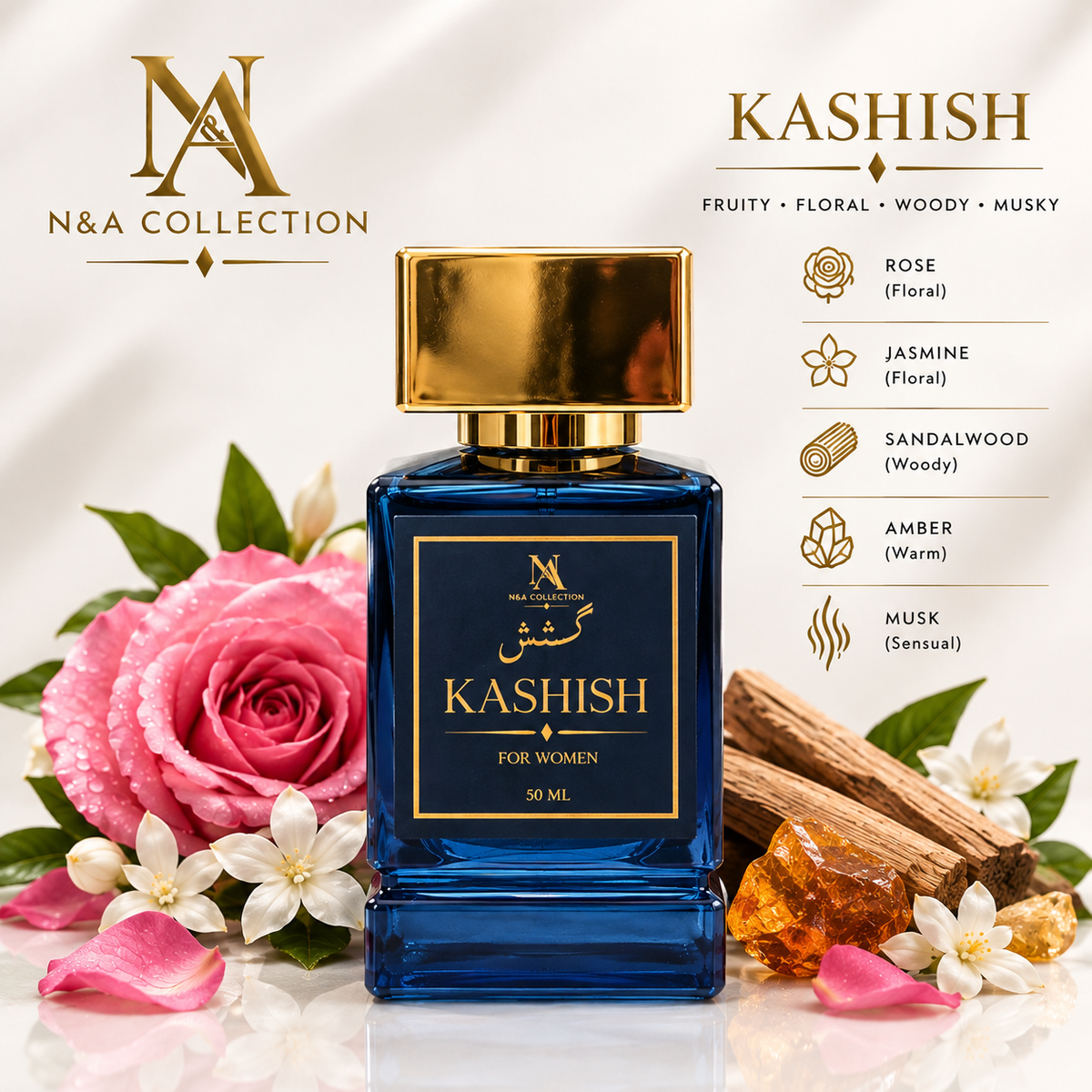 Kashish – Premium Long-Lasting Perfume for Women | 50ML
